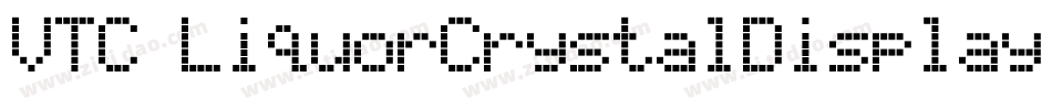 VTC LiquorCrystalDisplay字体转换